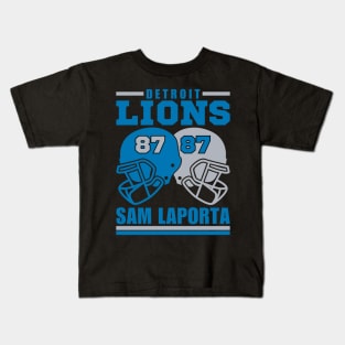 Detroit Lions Sam Laporta 87 American Football Retro Kids T-Shirt